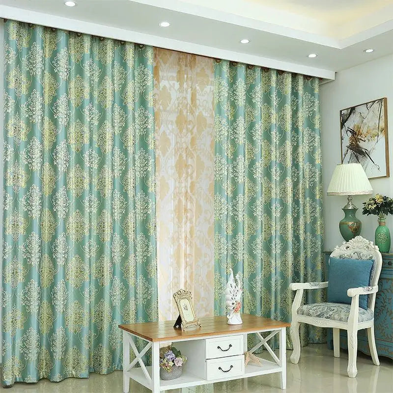 finished polyester curtain set
