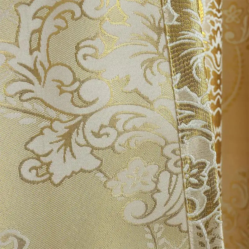 elegant jacquard curtain panels
