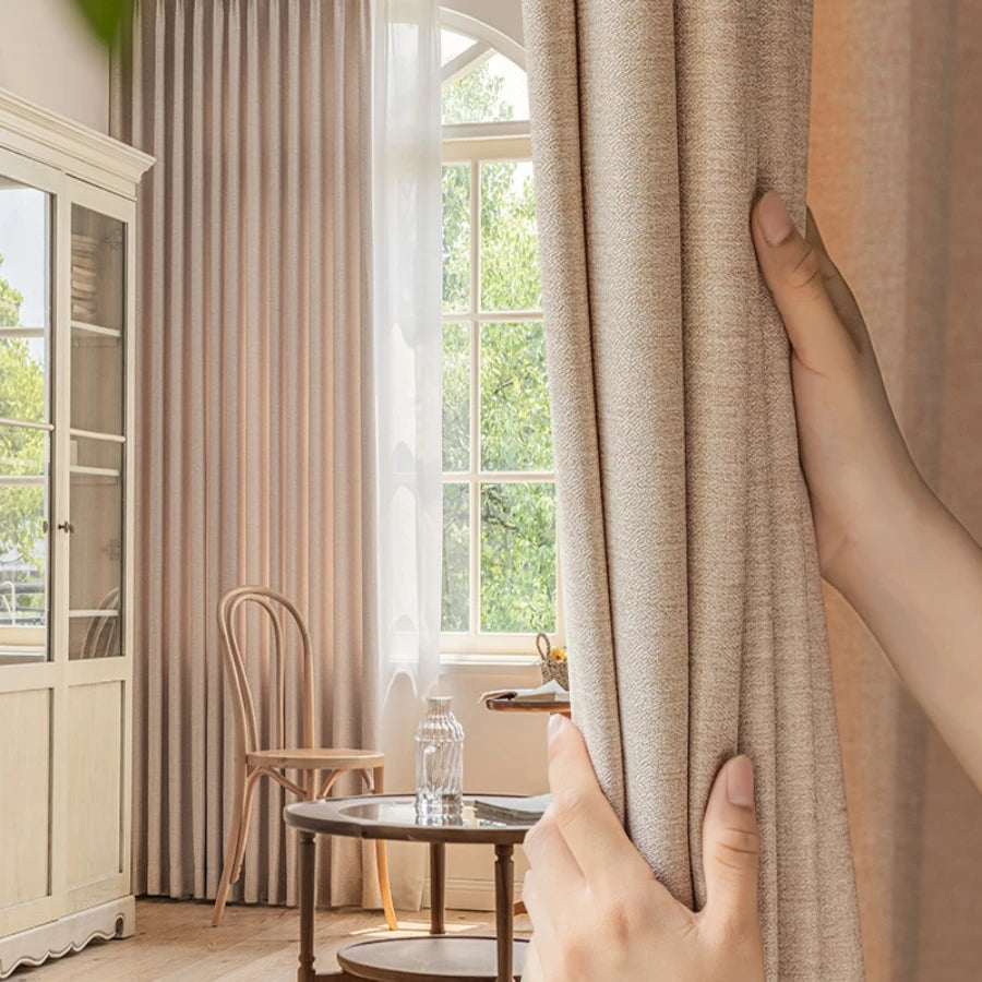 solid color blackout curtains
