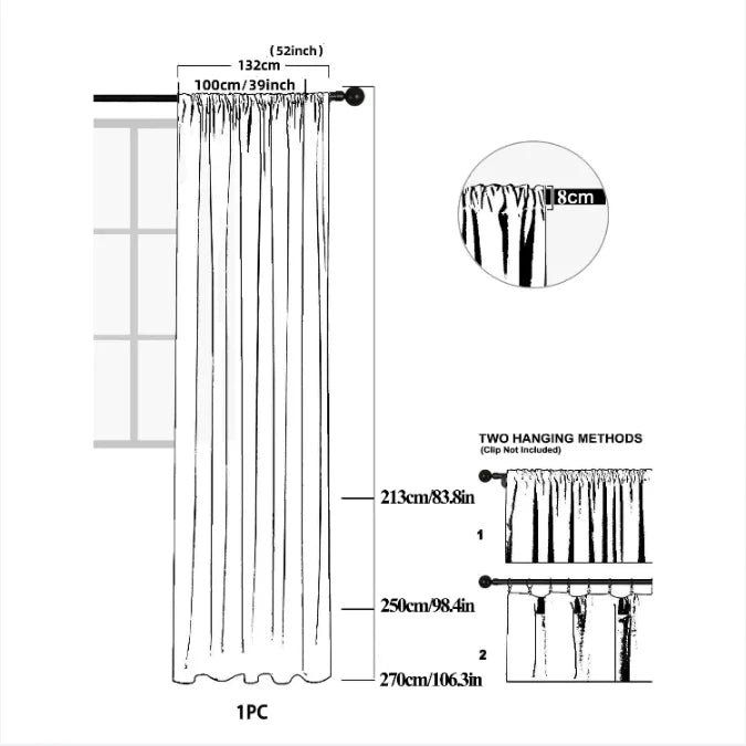 living room luxury curtains